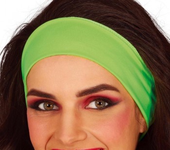 G13738 CINTA CABEZA NEON VERDE