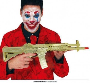 G16179 RIFLE RUSO ORO METALICO, 58 CMS