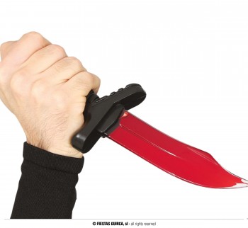 G24822 CUCHILLO 25 CMS CON SANGRE