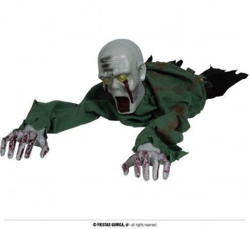 G26939 ZOMBIE ARRASTRANDOSE LUZ SON Y MOV 110 CMS