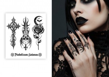 G29583 TATUAJE GOTICOS HALLOWEEN