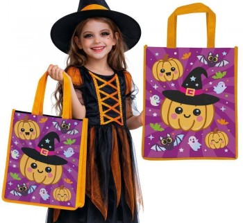 G29638 BOLSA  METALIZADA  CALABAZA  PVC 36X30 CMS