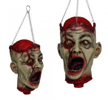 G29680 CABEZA COLGANTE CON CADENAS LATEX 27 CMS