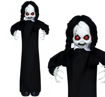 G29867 MUÑECA TERROR CON PIE 95 CMS LUZ,SONIDO Y MOVIMIENTO
