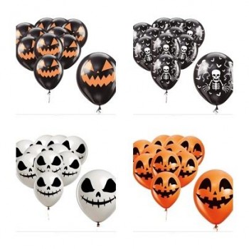 BOLSA 10 GLOBOS HALLOWEEN 30 CMS