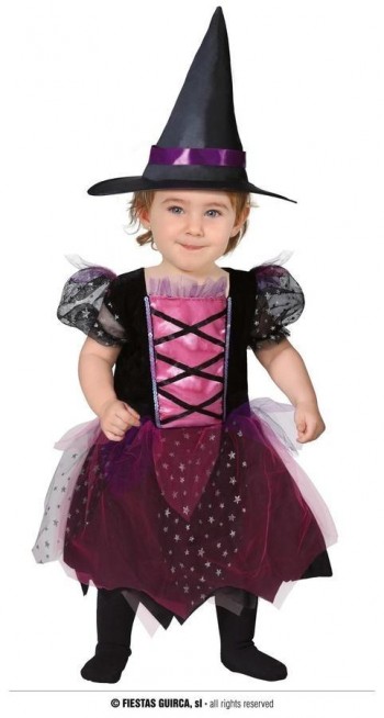 G83036 BRUJA ROSA  BABY 12-18 MESES