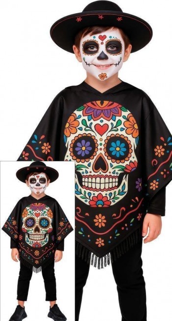 CATRINA PONCHO 7-9 AÑOS