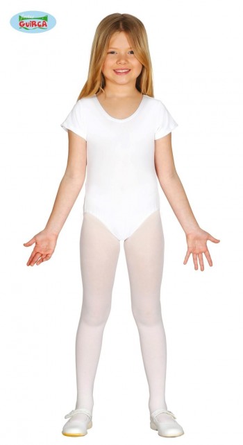 BODY INFANTIL BLANCO SPANDEX