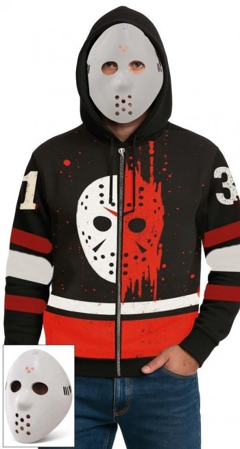 G84202 T-L KILLER SUDADERA  CON CAPUCHA Y CARETA (52-54)