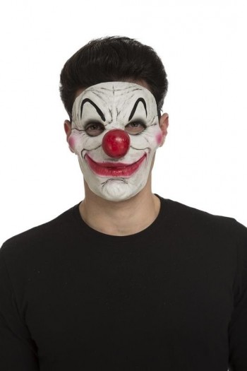 204555 1/2 Clown Latex Mask