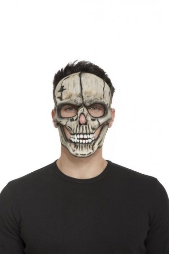 204562 1/2 Skull Rigit Mask