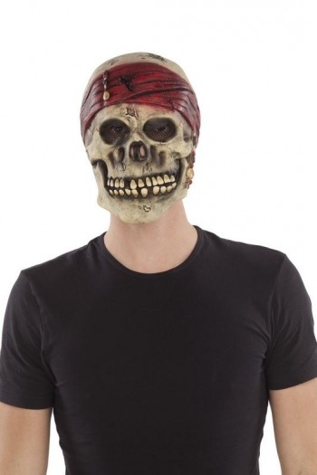 207984 Full Skull Latex Mask