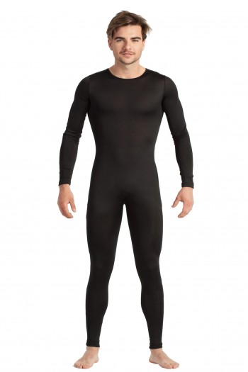 MONO NEGRO SPANDEX HOMBRE CREMALLERA DELANTERA