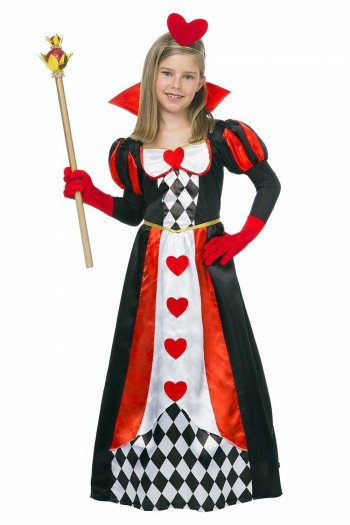 REINA  DE CORAZONES NIÑA