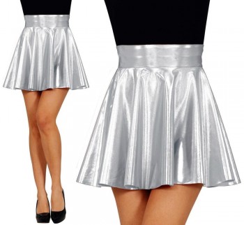 FALDA  PLATEADA