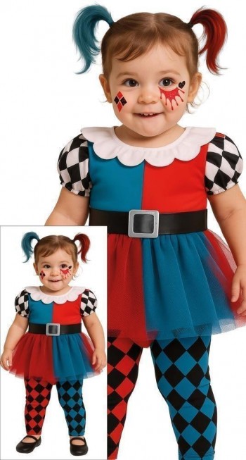 DISFRAZ DE BEBE HARLEQUIN