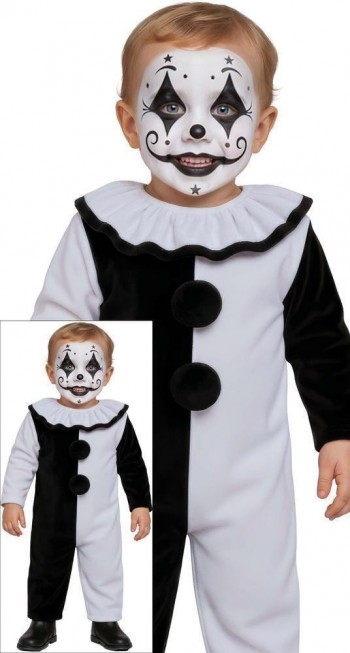 DISFRAZ DE PAYASO TERRORIFICO BEBE
