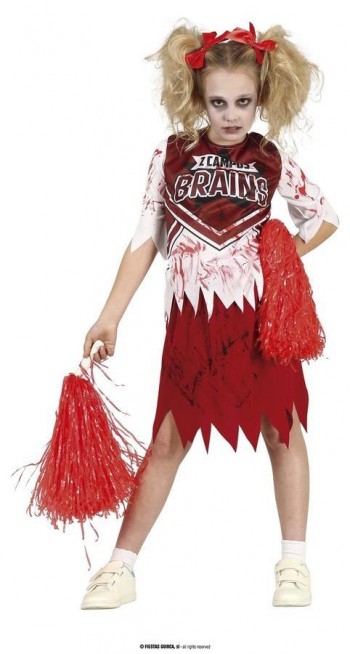 ANIMADORA  ZOMBIE CHEERLEADER  INFANTIL