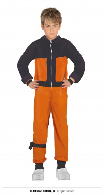 BLACK ORANGE NINJA INFANTIL