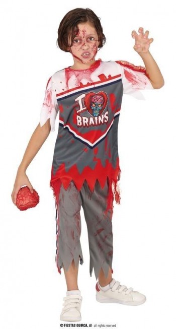 JUGADOR DE RUGBY ZOMBIE  INFANTIL