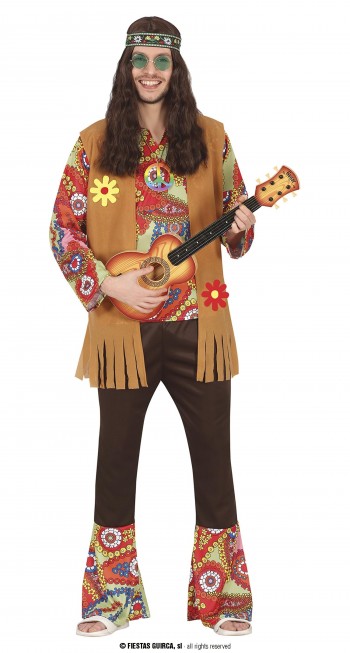 HIPPIE HOMBRE PEACEMAKER ADULTO