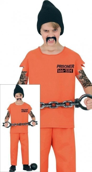 DISFRAZ DE PRISIONERO INFANTIL