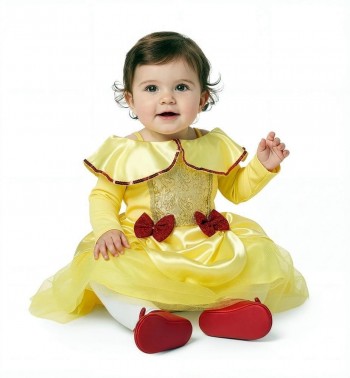 DISFRAZ DE PRINCESA BELLA BEBE